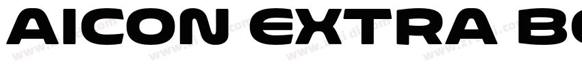 AICON Extra Bold字体转换
